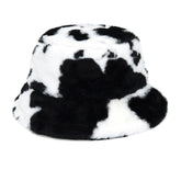 Sombrero de pescador con estampado de vaca